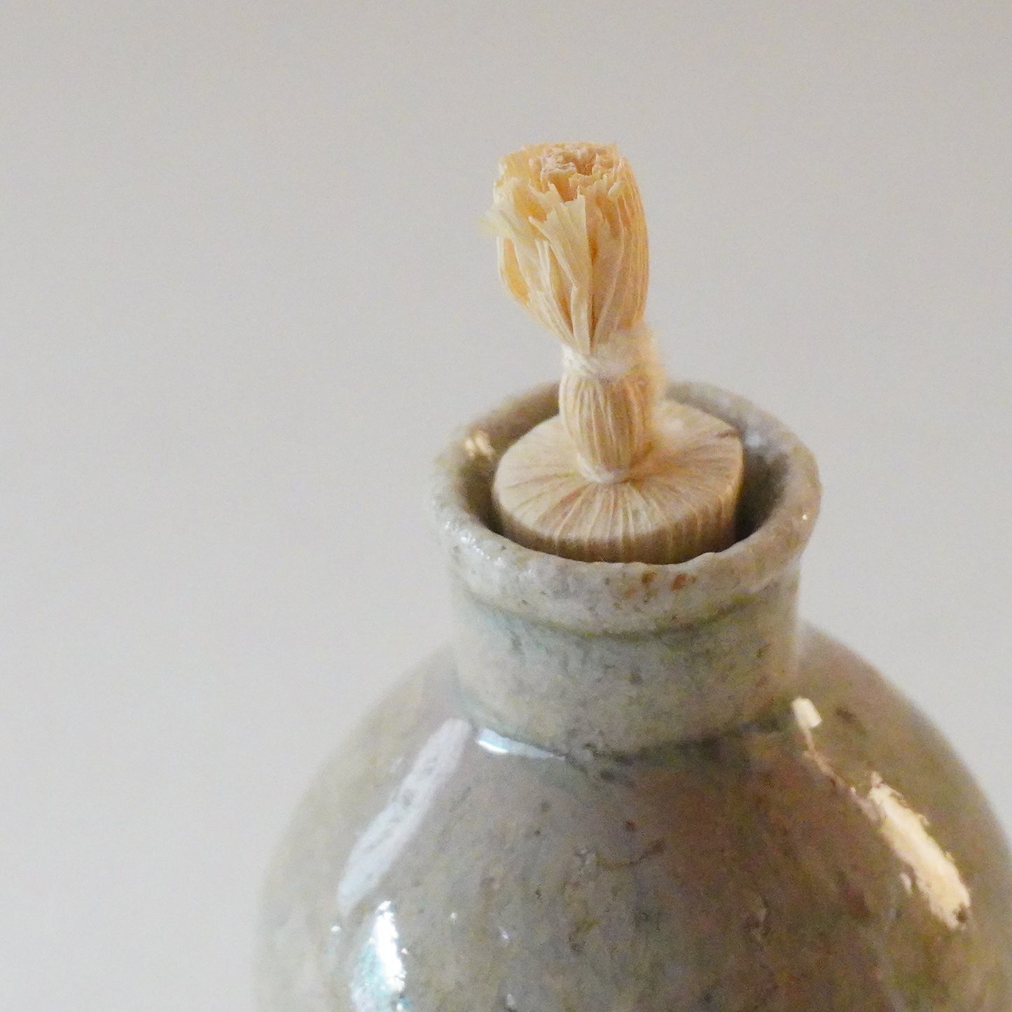 唐津灰被振り出し