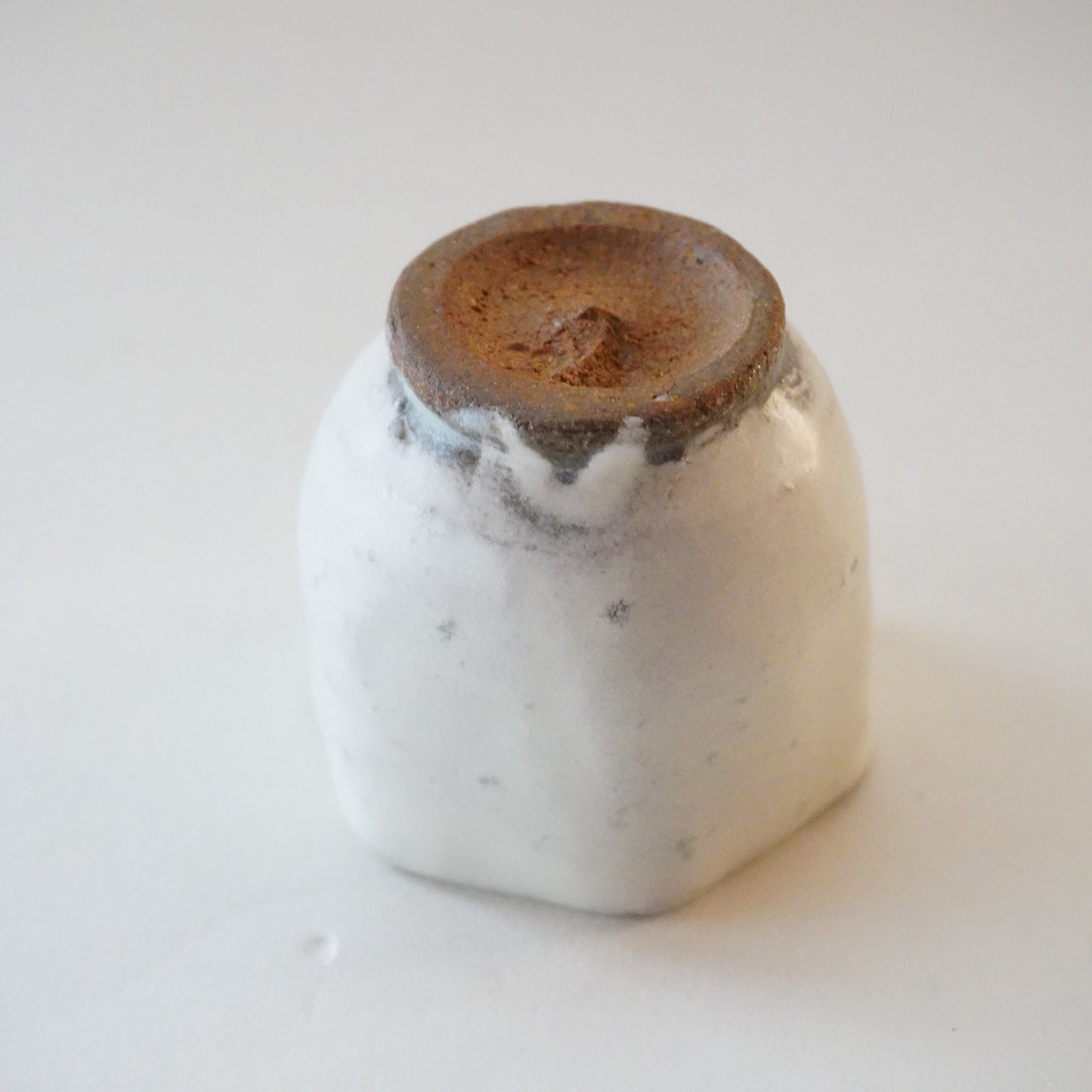 唐津粉引 茶杯(亀甲)