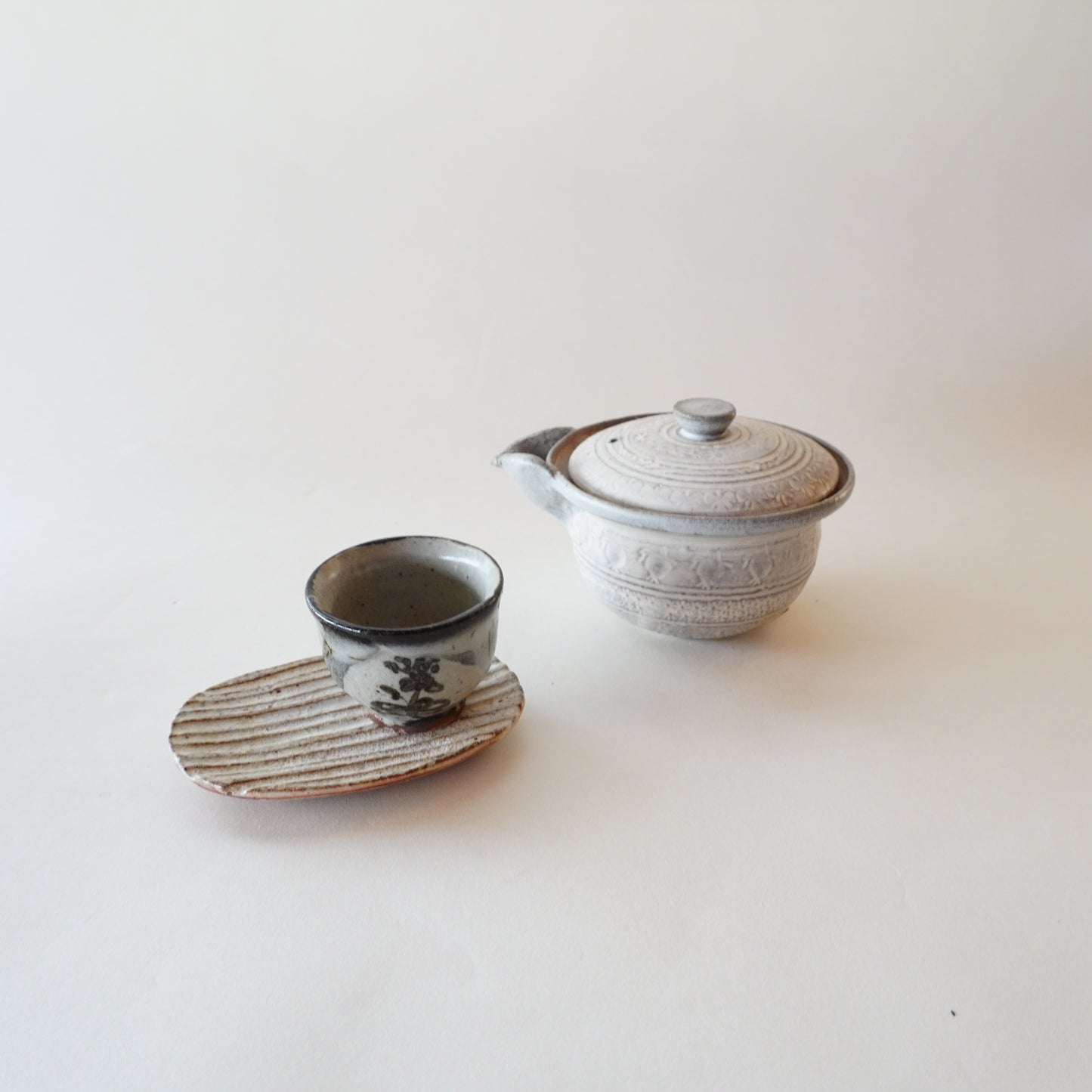 唐津絵蛇蝎 茶杯