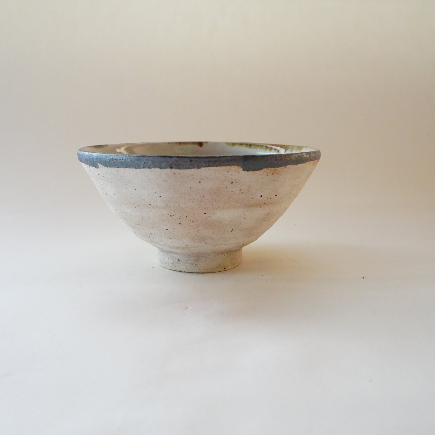 鉄絵めし碗　皮くじら