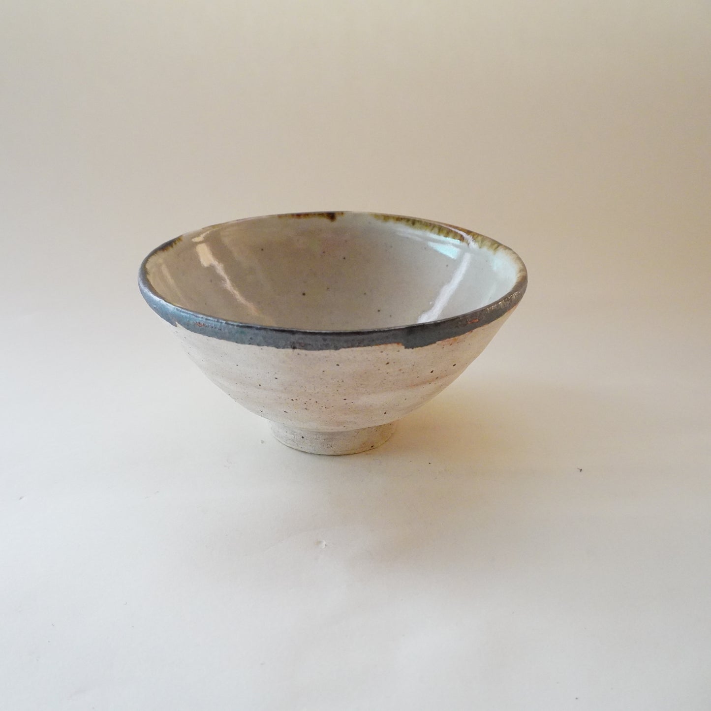 鉄絵めし碗　皮くじら