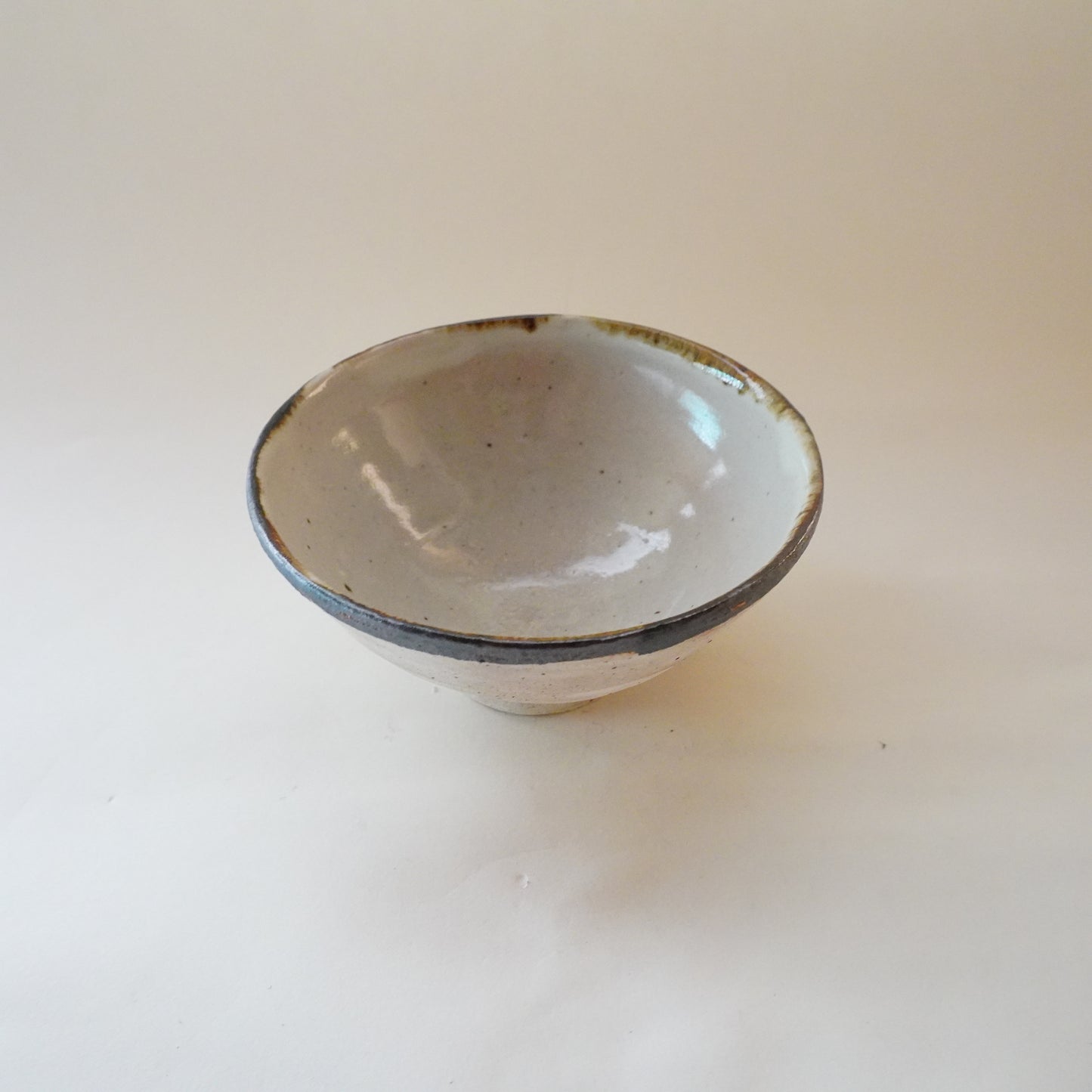 鉄絵めし碗　皮くじら