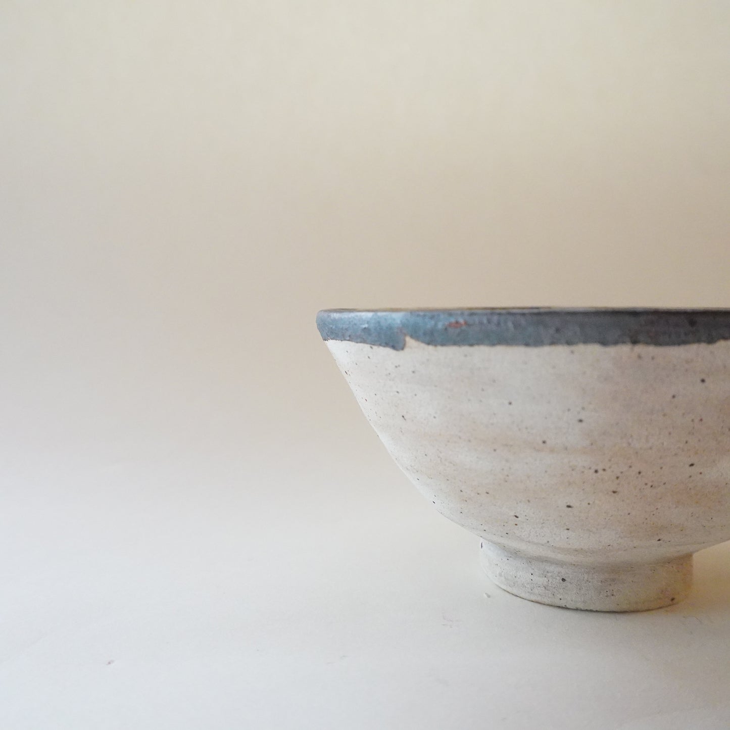 鉄絵めし碗　皮くじら